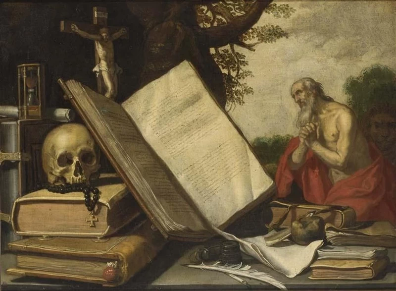 Allegoria della vanità con san Girolamo